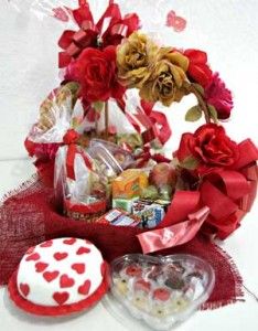 cesta de comemoracao de bodas